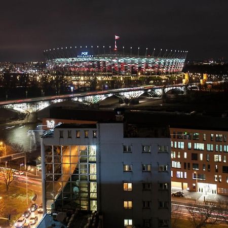 Apartment River Front, Great View From 14Th Floor, Next To Pge Narodowy Stadium, Torwar - By Warsawskyline Apartments Bagian luar foto