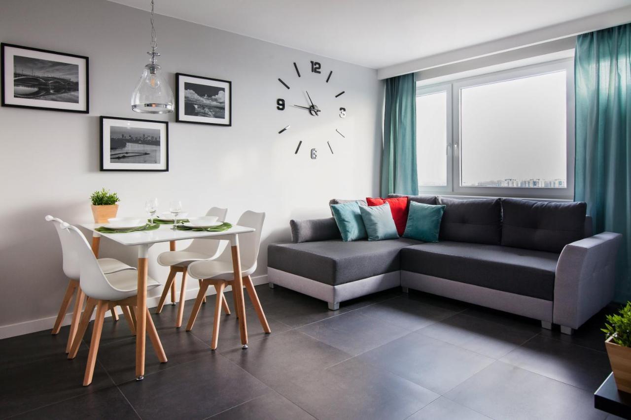 Apartment River Front, Great View From 14Th Floor, Next To Pge Narodowy Stadium, Torwar - By Warsawskyline Apartments Bagian luar foto